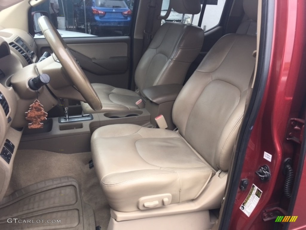 2006 Frontier LE Crew Cab - Red Brawn / Desert photo #5