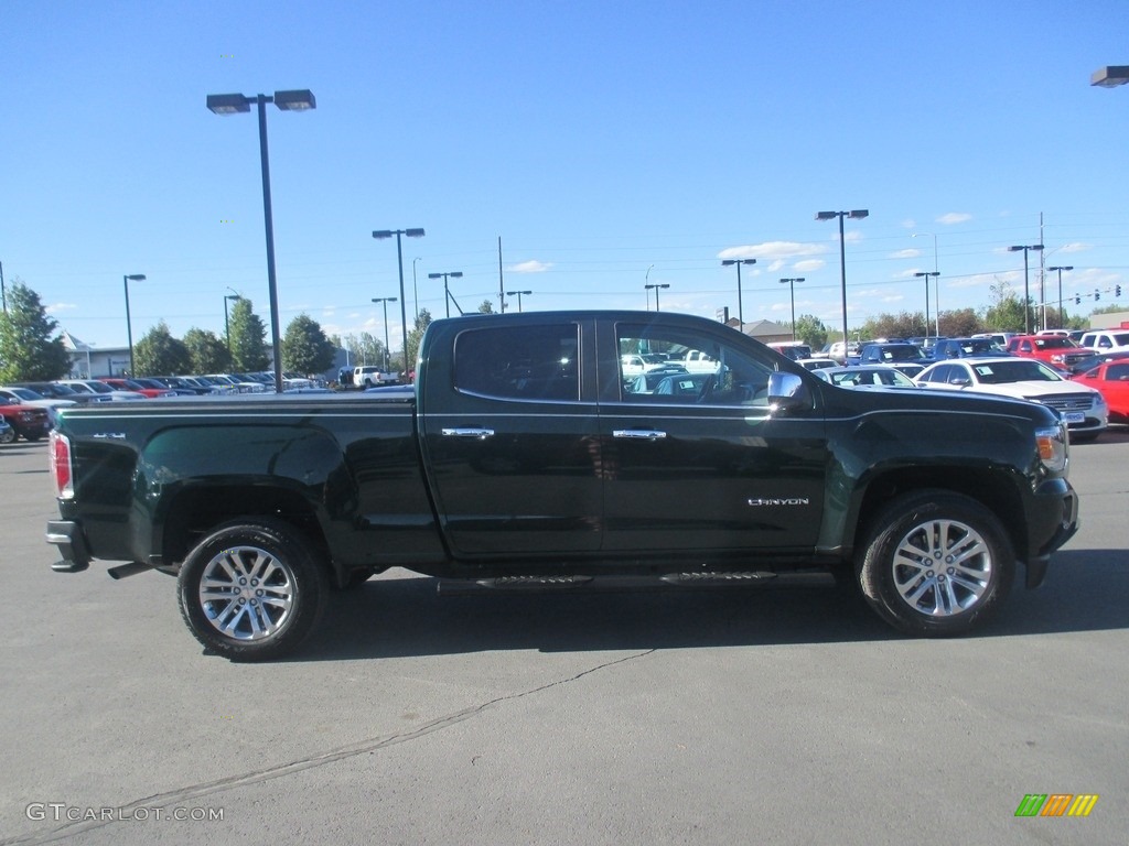 2016 Canyon SLT Crew Cab 4x4 - Emerald Green Metallic / Cocoa/Dune photo #7