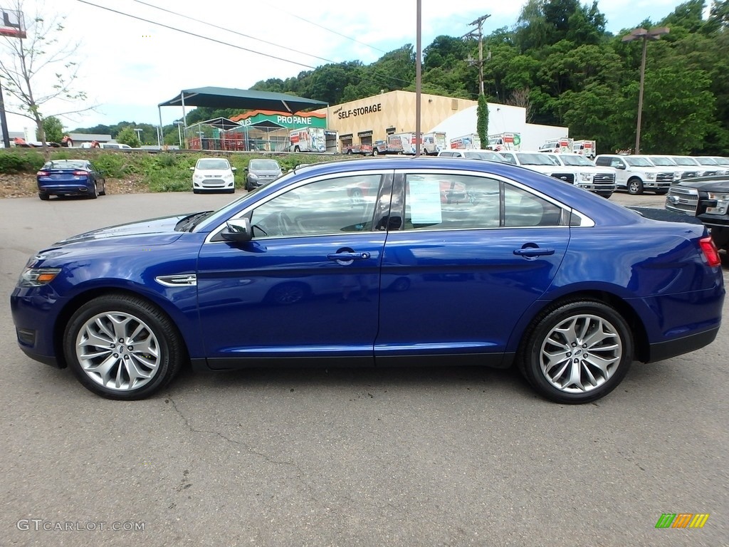 2015 Taurus Limited - Deep Impact Blue Metallic / Dune photo #5