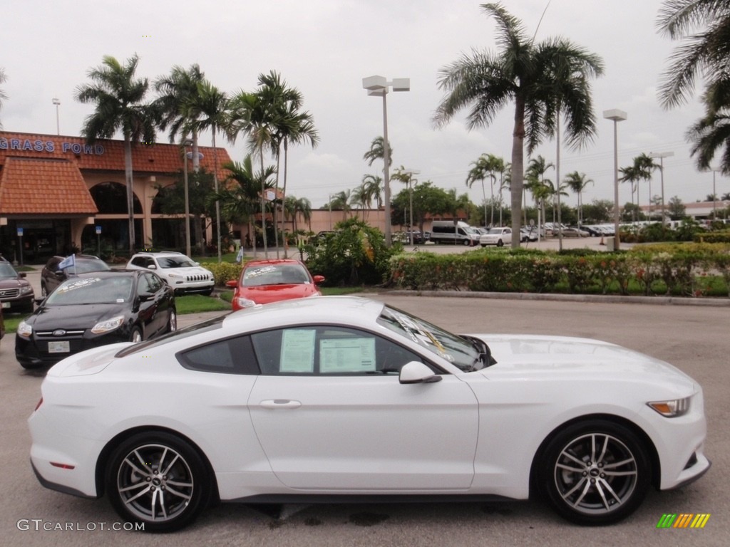 2016 Mustang EcoBoost Coupe - Oxford White / Ebony photo #5