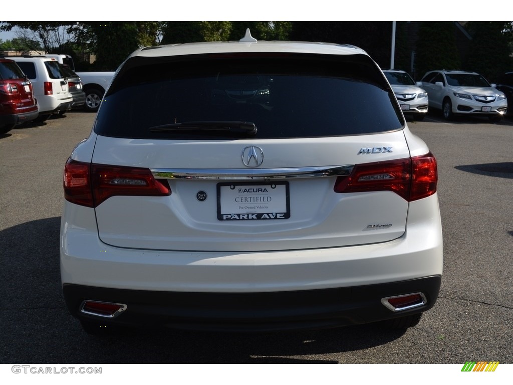 2014 MDX SH-AWD - White Diamond Pearl / Parchment photo #4