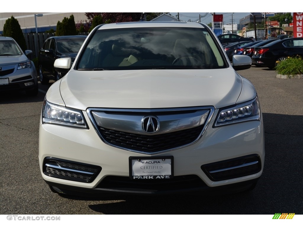 2014 MDX SH-AWD - White Diamond Pearl / Parchment photo #8