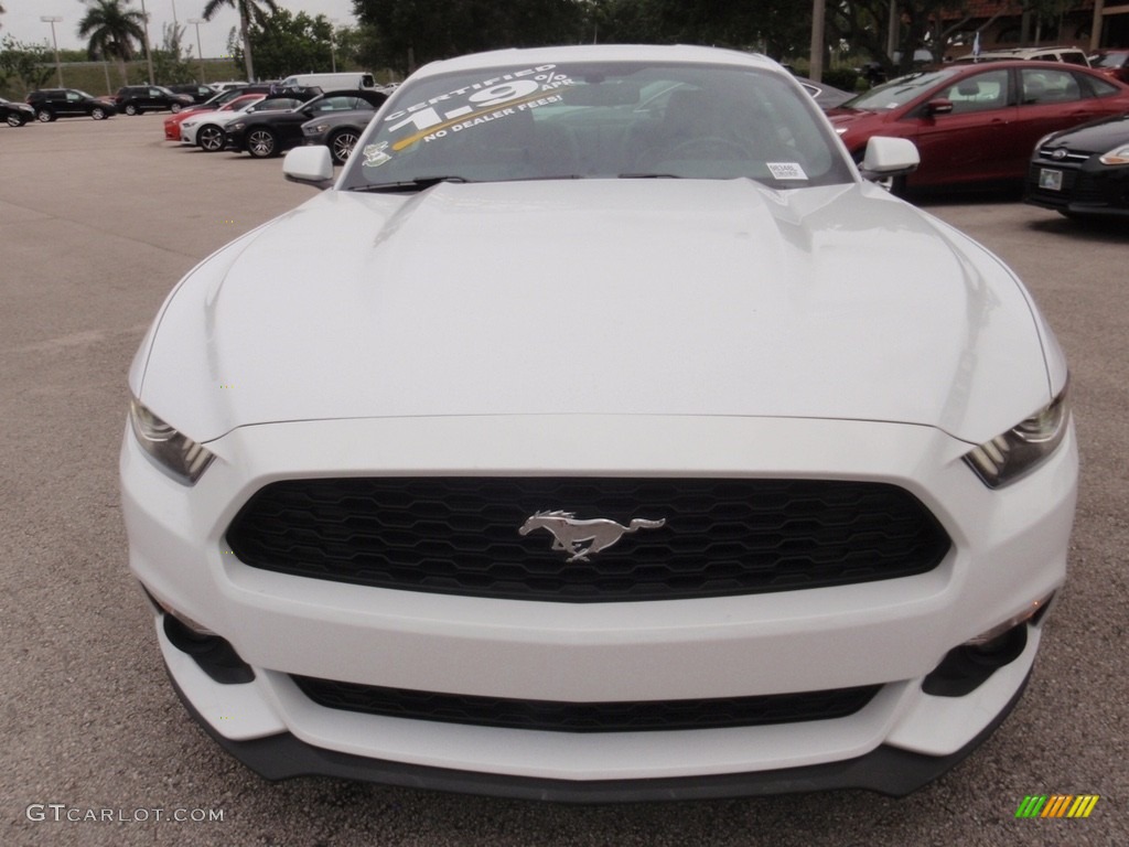 2016 Mustang EcoBoost Coupe - Oxford White / Ebony photo #15