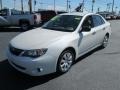 2008 Satin White Pearl Subaru Impreza 2.5i Sedan  photo #2