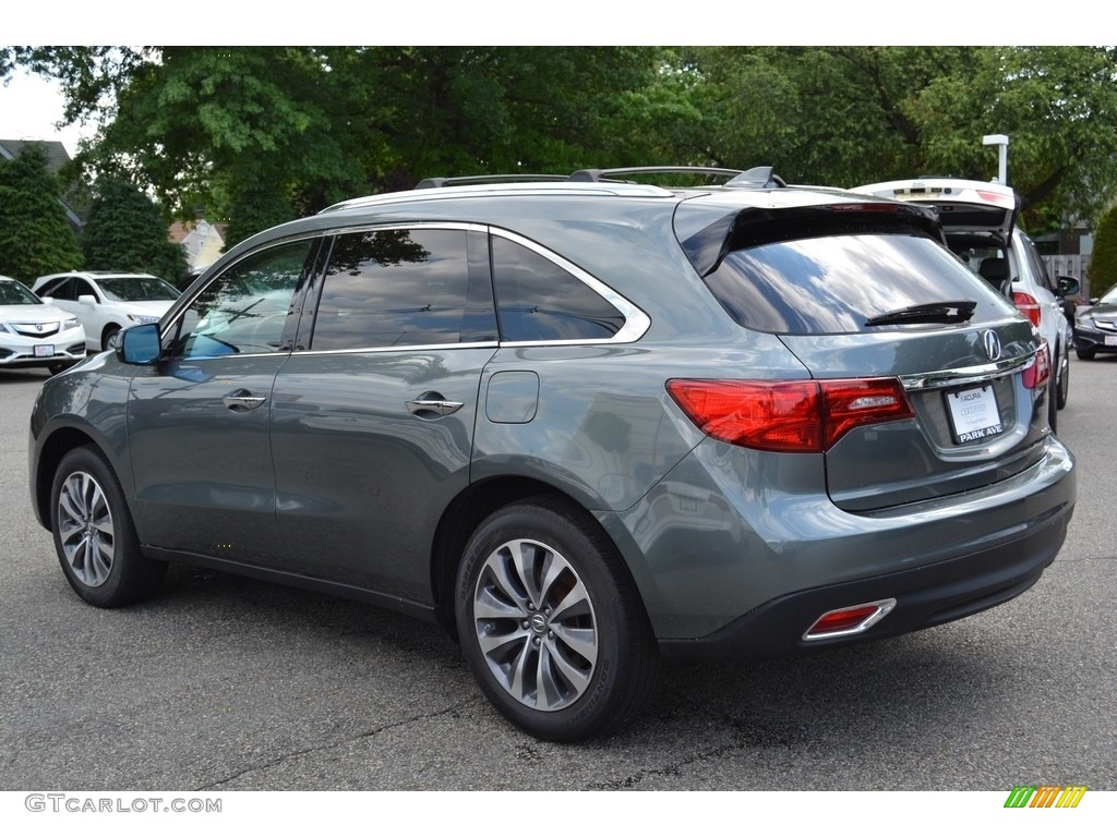 2014 MDX SH-AWD Technology - Forest Mist Metallic / Parchment photo #5