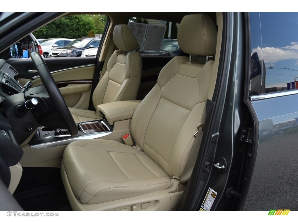 2014 MDX SH-AWD Technology - Forest Mist Metallic / Parchment photo #14