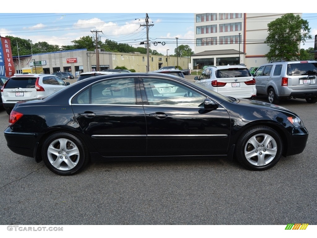 2005 RL 3.5 AWD Sedan - Nighthawk Black Pearl / Parchment photo #2