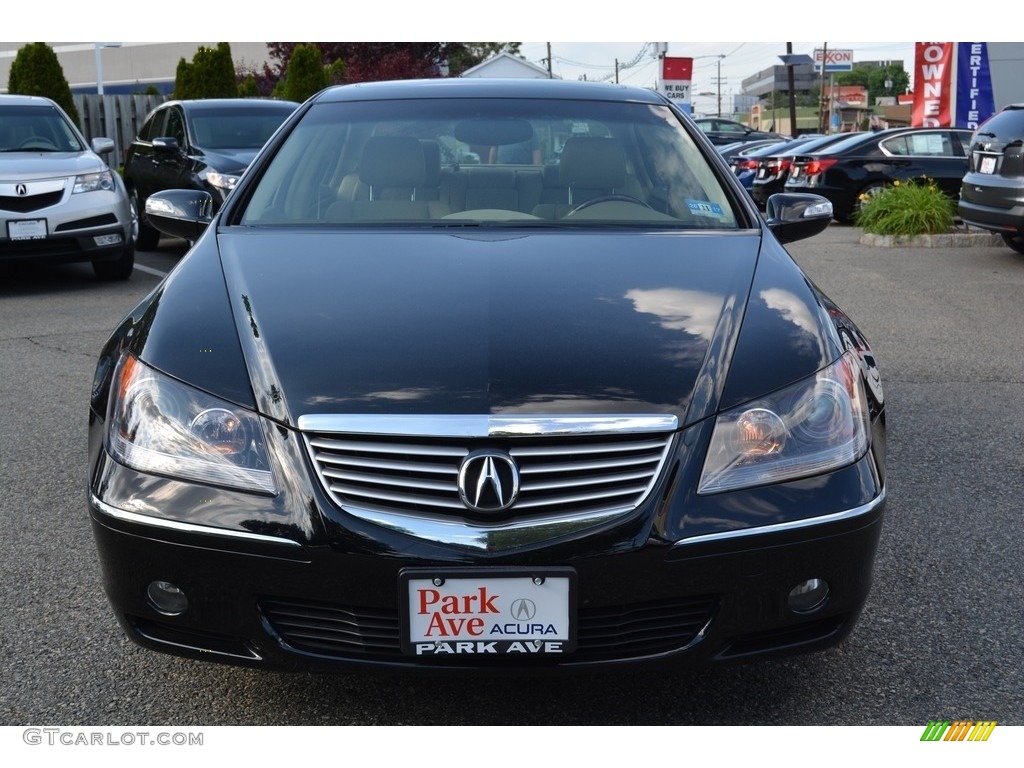 2005 RL 3.5 AWD Sedan - Nighthawk Black Pearl / Parchment photo #8