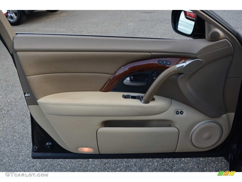 2005 RL 3.5 AWD Sedan - Nighthawk Black Pearl / Parchment photo #9