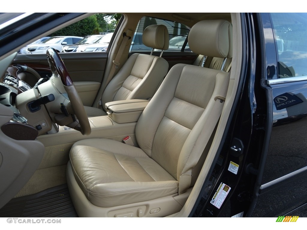 2005 RL 3.5 AWD Sedan - Nighthawk Black Pearl / Parchment photo #13