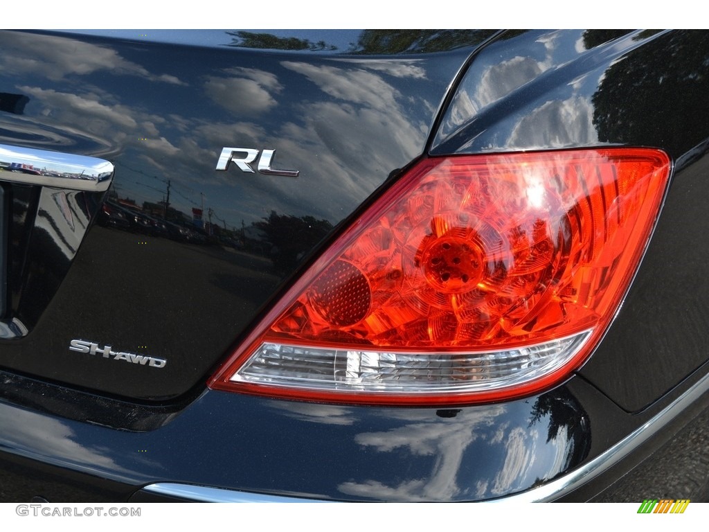 2005 RL 3.5 AWD Sedan - Nighthawk Black Pearl / Parchment photo #21