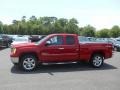 2012 Fire Red GMC Sierra 1500 SLE Extended Cab 4x4  photo #4