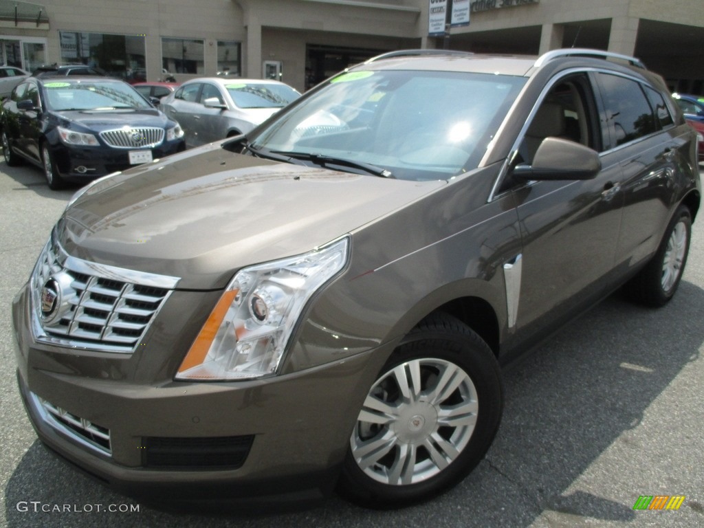 2014 SRX Luxury - Terra Mocha Metallic / Shale/Brownstone photo #2