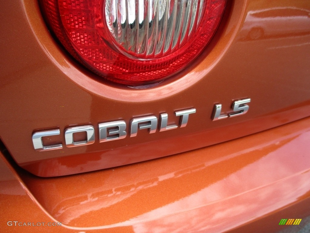2007 Cobalt LS Coupe - Sunburst Orange Metallic / Gray photo #7