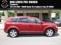 Inferno Red Crystal Pearl Coat 2010 Dodge Journey SXT AWD