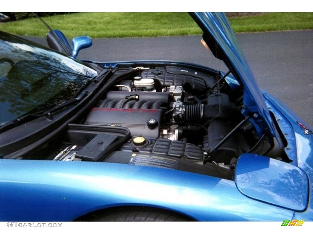 2000 Corvette Coupe - Nassau Blue Metallic / Light Oak photo #8