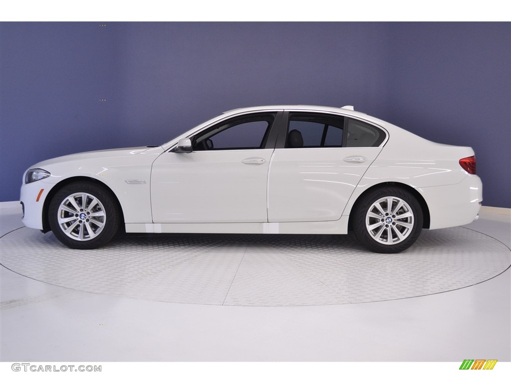 2016 5 Series 535i Sedan - Alpine White / Black photo #3