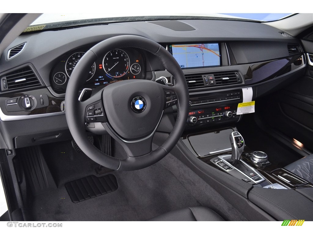 2016 5 Series 535i Sedan - Alpine White / Black photo #6