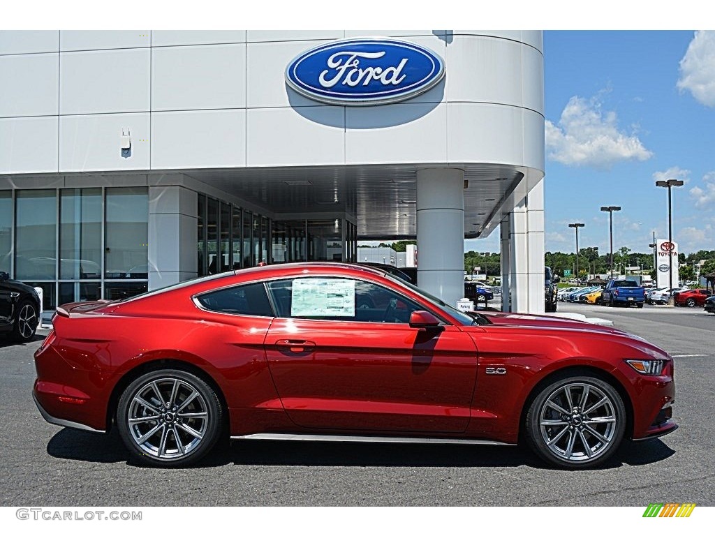 2016 Mustang GT Premium Coupe - Ruby Red Metallic / Ebony photo #2