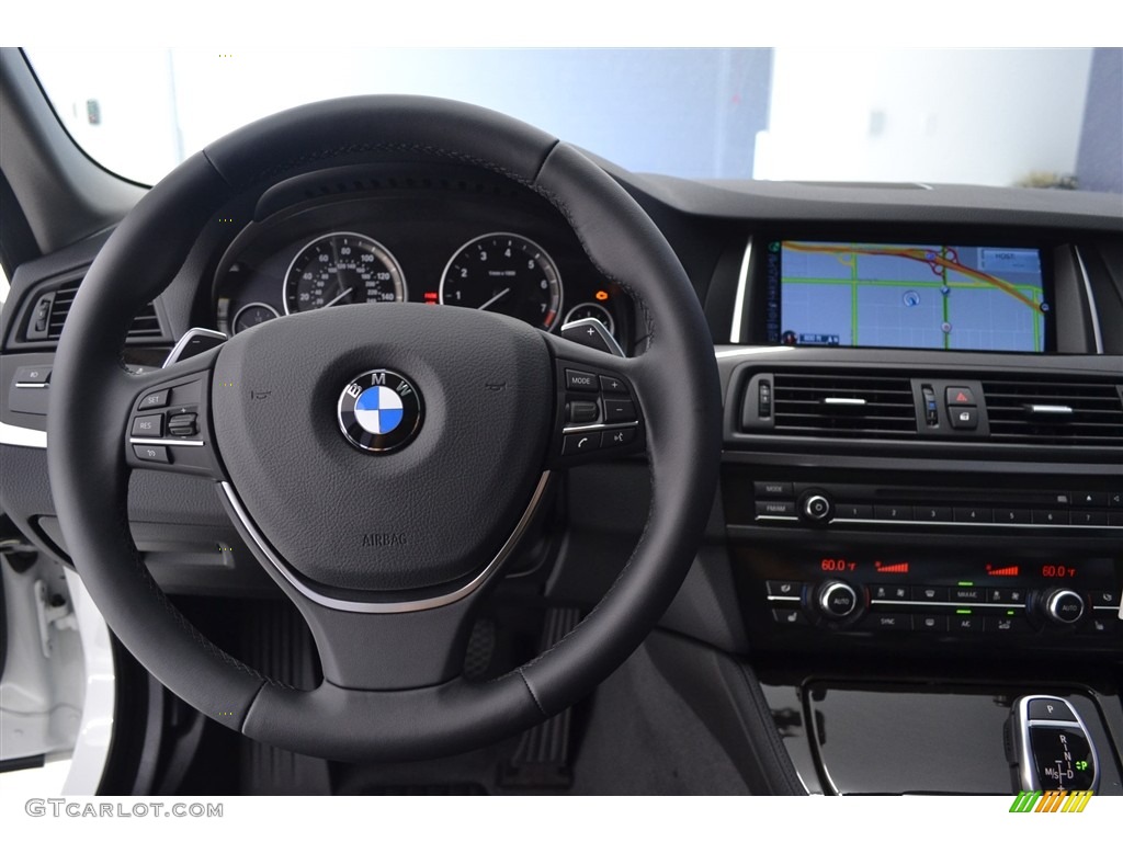 2016 5 Series 535i Sedan - Alpine White / Black photo #14