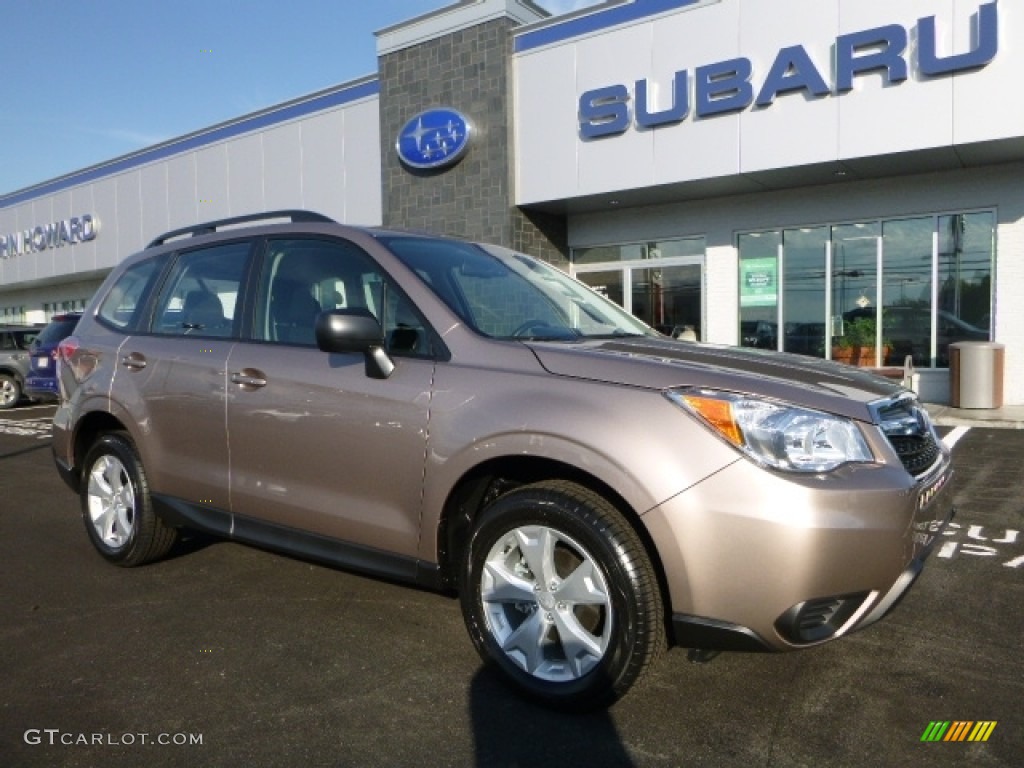 2016 Forester 2.5i - Burnished Bronze Metallic / Black photo #1