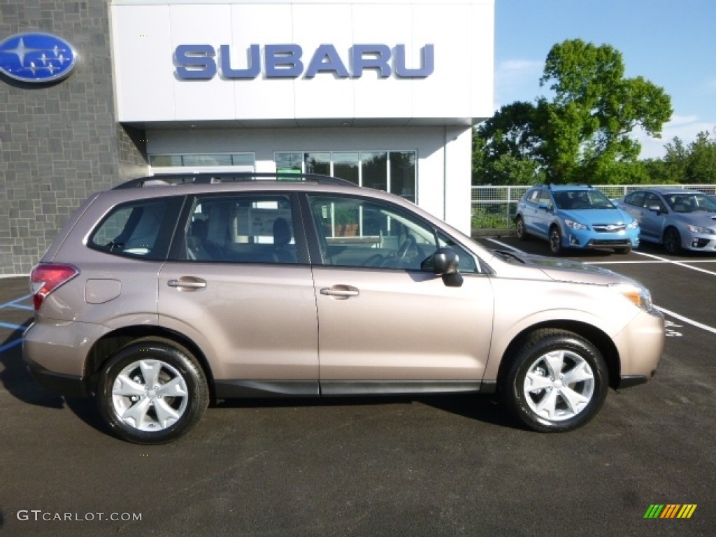 2016 Forester 2.5i - Burnished Bronze Metallic / Black photo #6