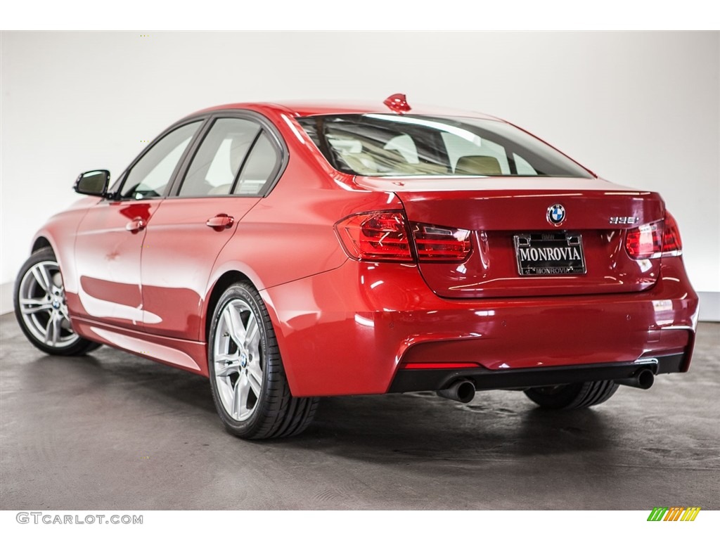 2013 3 Series 335i Sedan - Melbourne Red Metallic / Venetian Beige photo #9