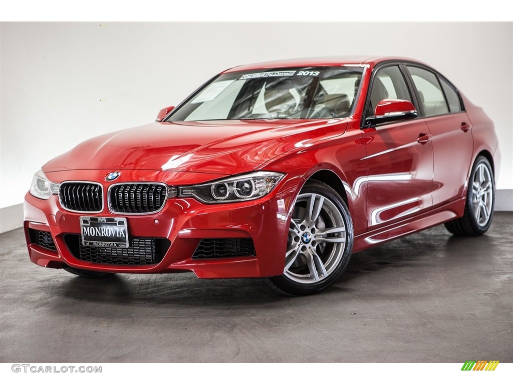 2013 3 Series 335i Sedan - Melbourne Red Metallic / Venetian Beige photo #12