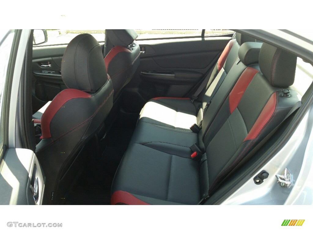 Carbon Black Interior 2017 Subaru WRX STI Limited Photo #113531308