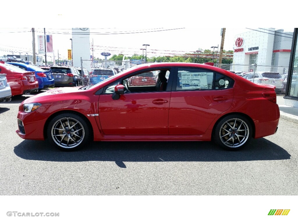 Pure Red 2017 Subaru WRX Limited Exterior Photo #113531503