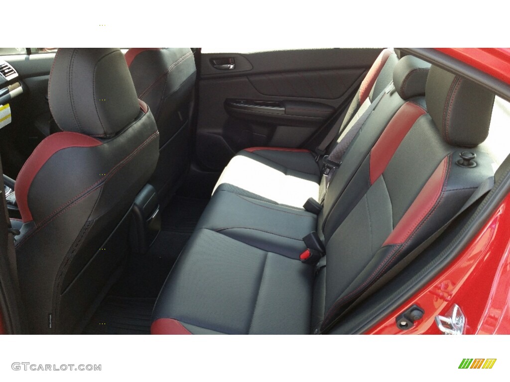 Carbon Black Interior 2017 Subaru WRX Limited Photo #113531587