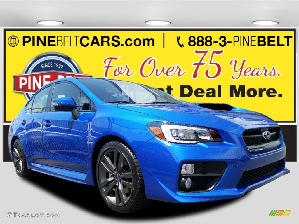 2017 WRX Limited - WR Blue Pearl / Carbon Black photo #1