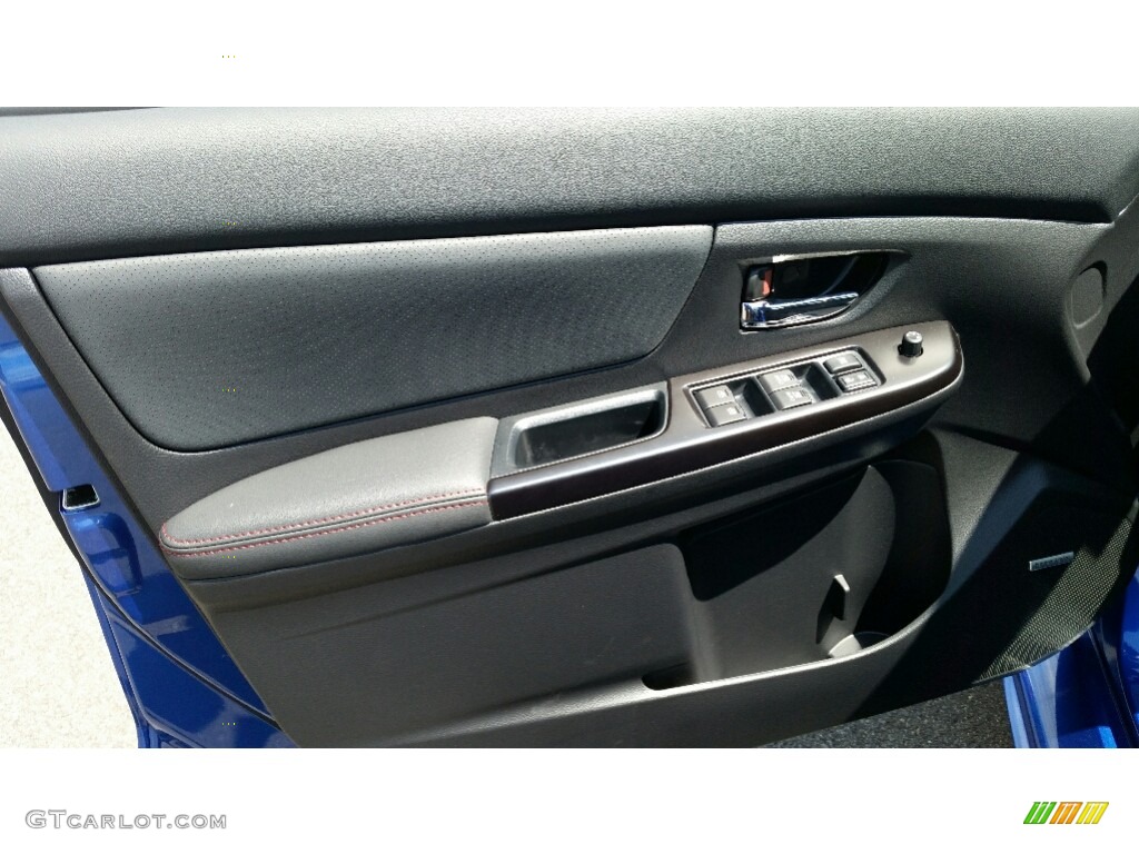 2017 WRX Limited - WR Blue Pearl / Carbon Black photo #8