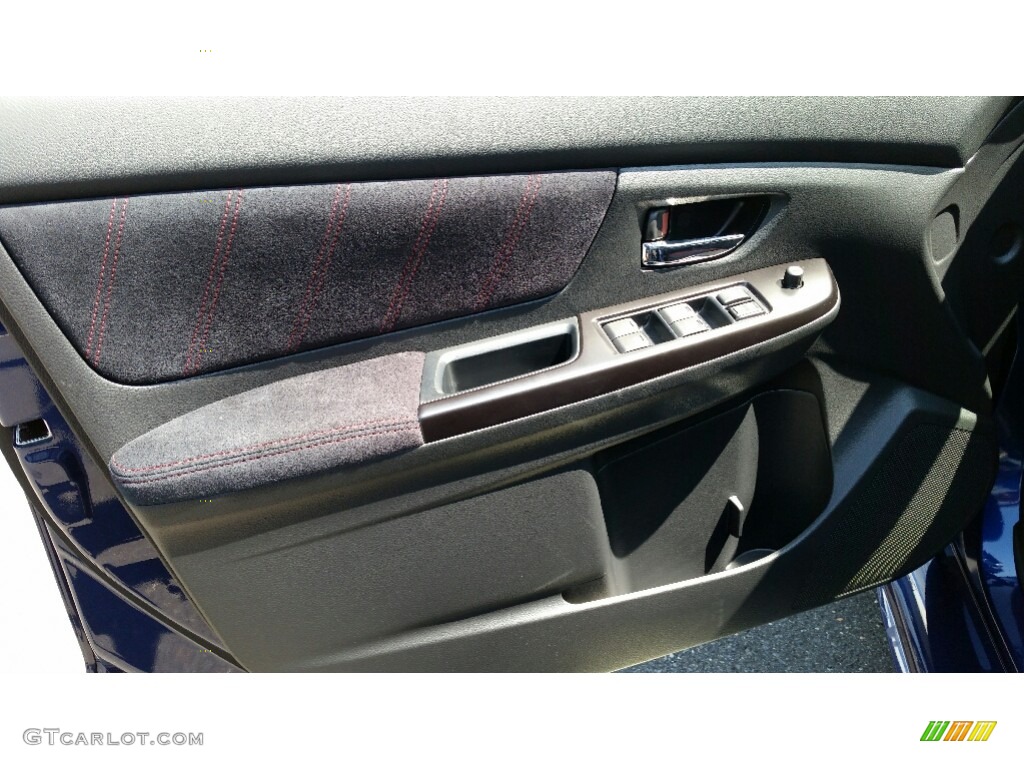 2017 Subaru WRX STI Carbon Black Door Panel Photo #113532196
