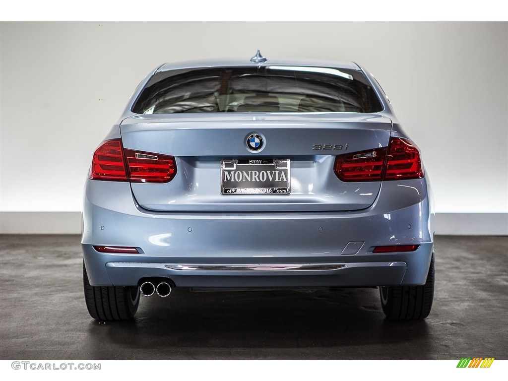 2013 3 Series 328i Sedan - Liquid Blue Metallic / Saddle Brown photo #3