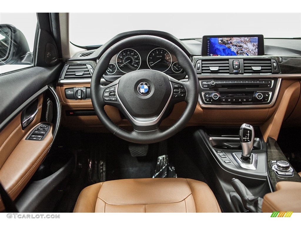 2013 3 Series 328i Sedan - Liquid Blue Metallic / Saddle Brown photo #4