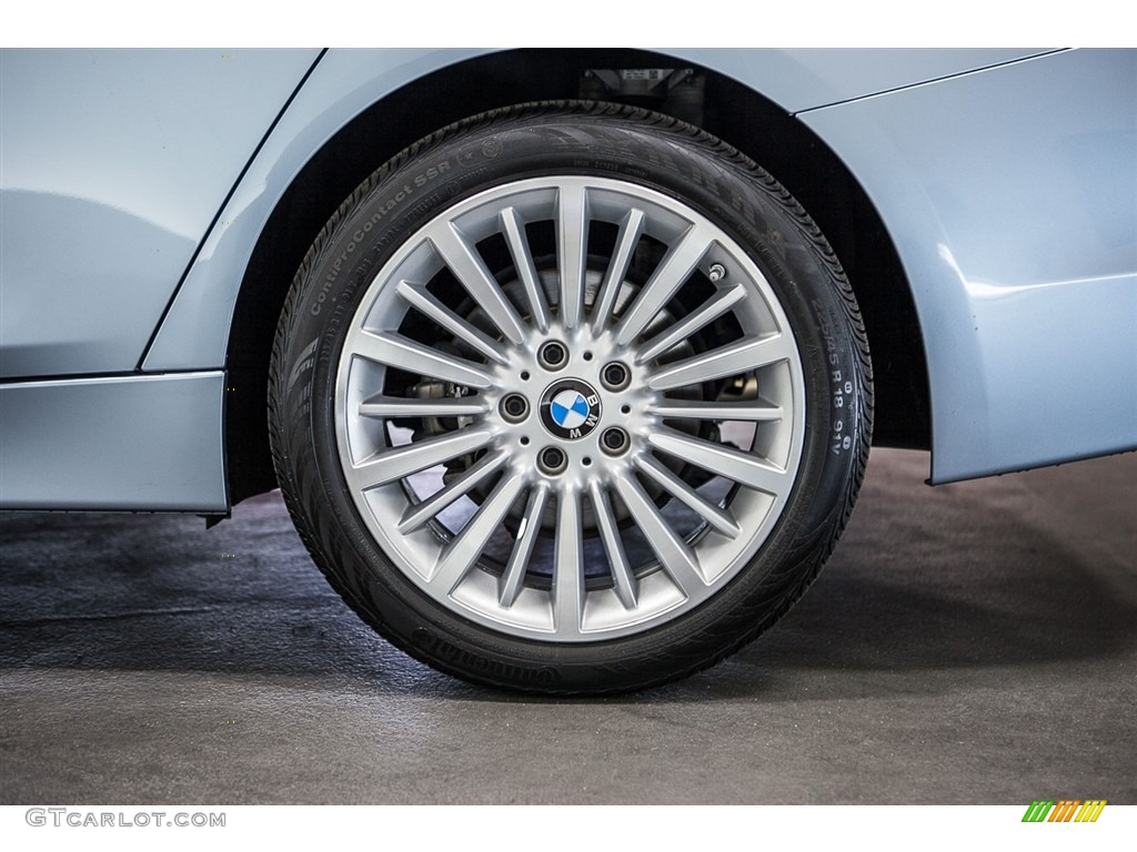 2013 3 Series 328i Sedan - Liquid Blue Metallic / Saddle Brown photo #8