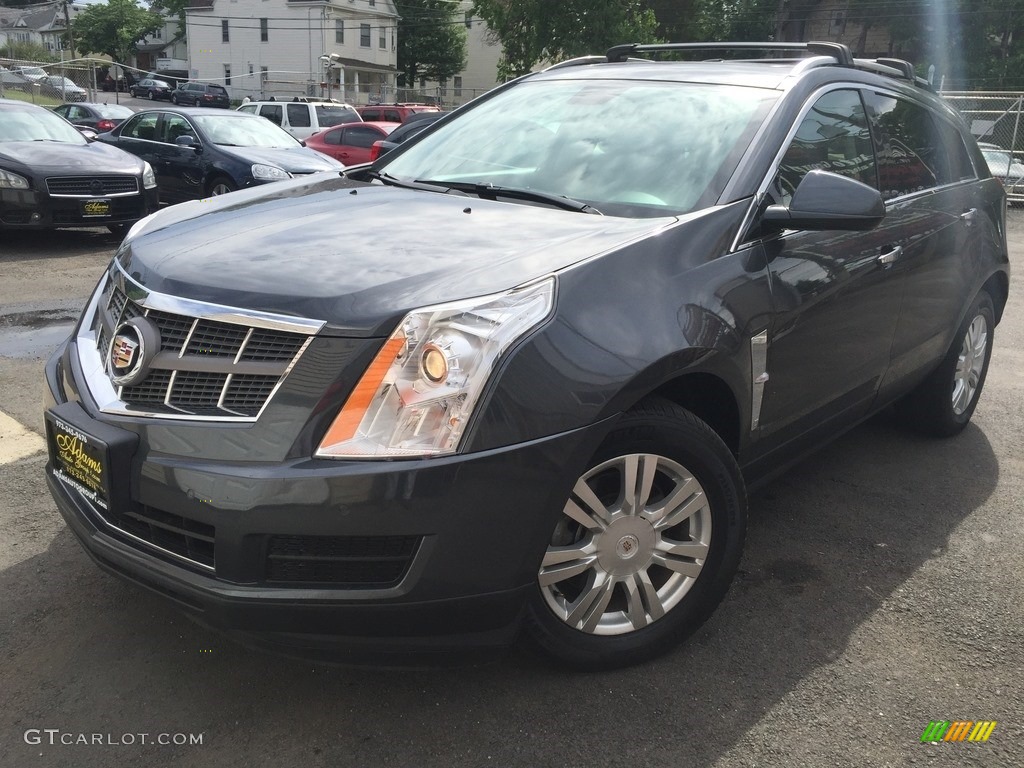2010 SRX 4 V6 AWD - Gray Flannel / Shale/Brownstone photo #1