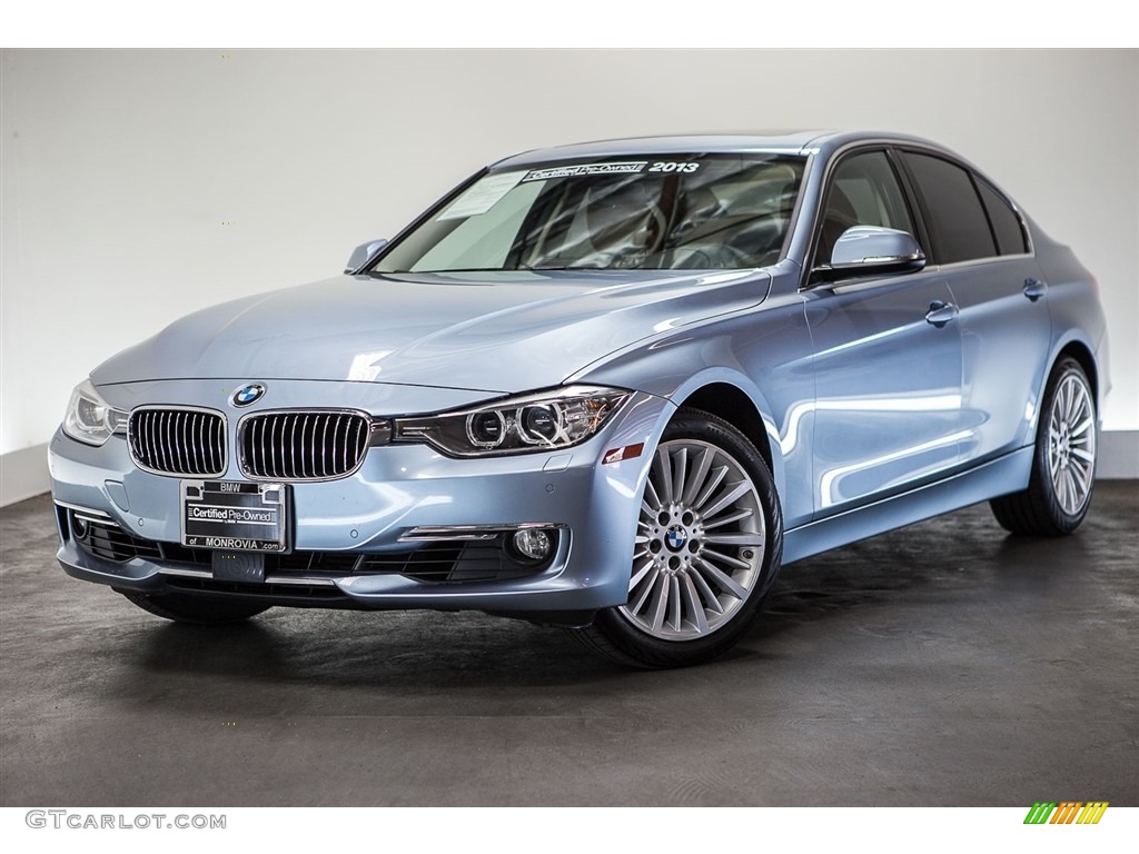 2013 3 Series 328i Sedan - Liquid Blue Metallic / Saddle Brown photo #13