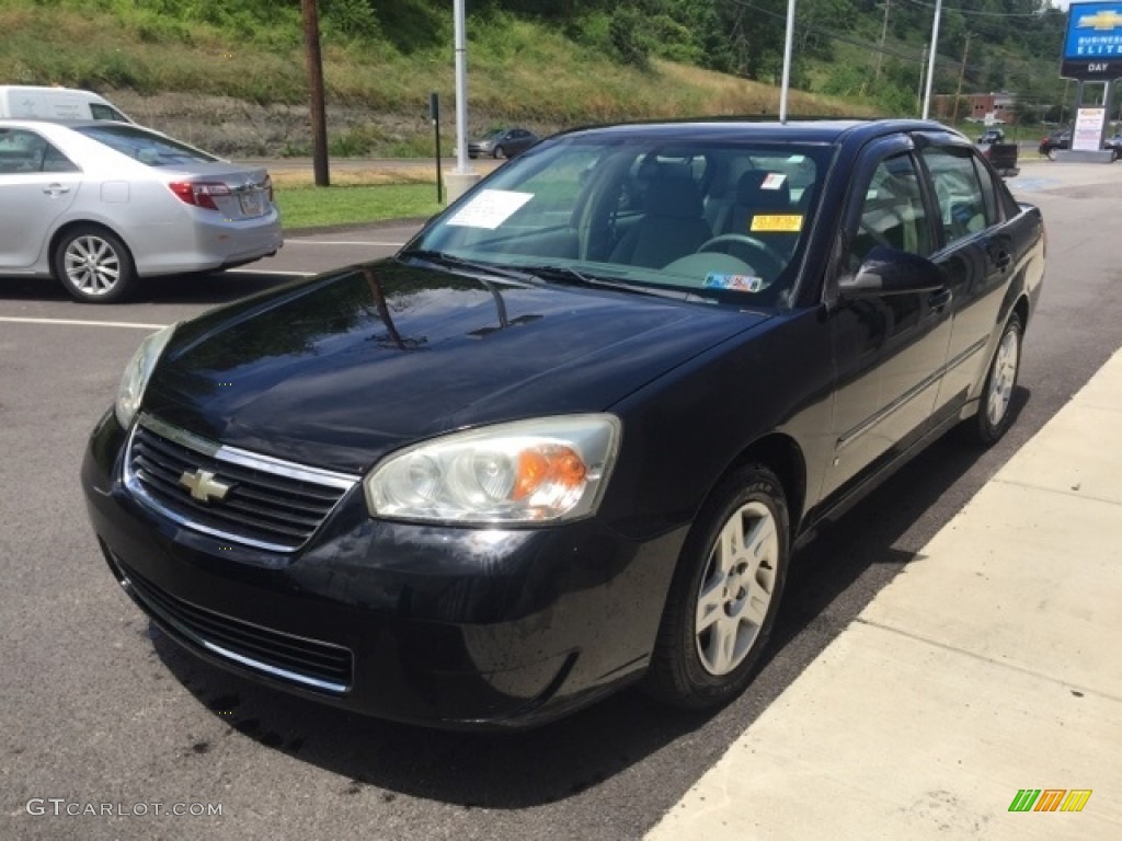 2006 Malibu LT V6 Sedan - Black / Titanium Gray photo #4