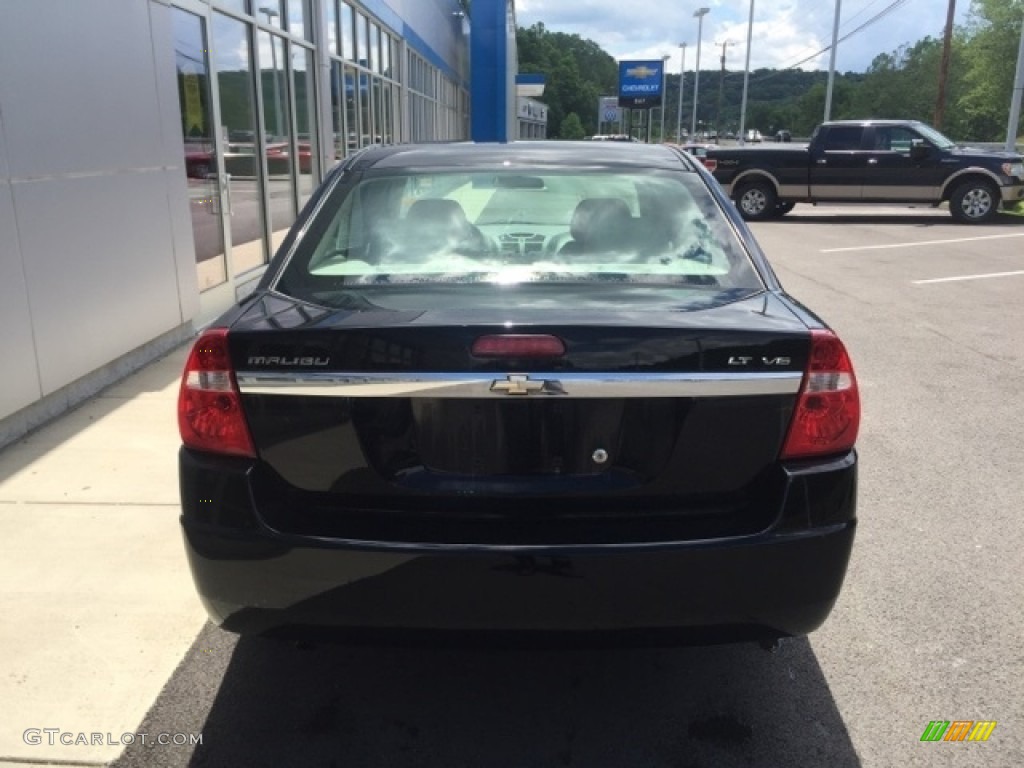 2006 Malibu LT V6 Sedan - Black / Titanium Gray photo #6