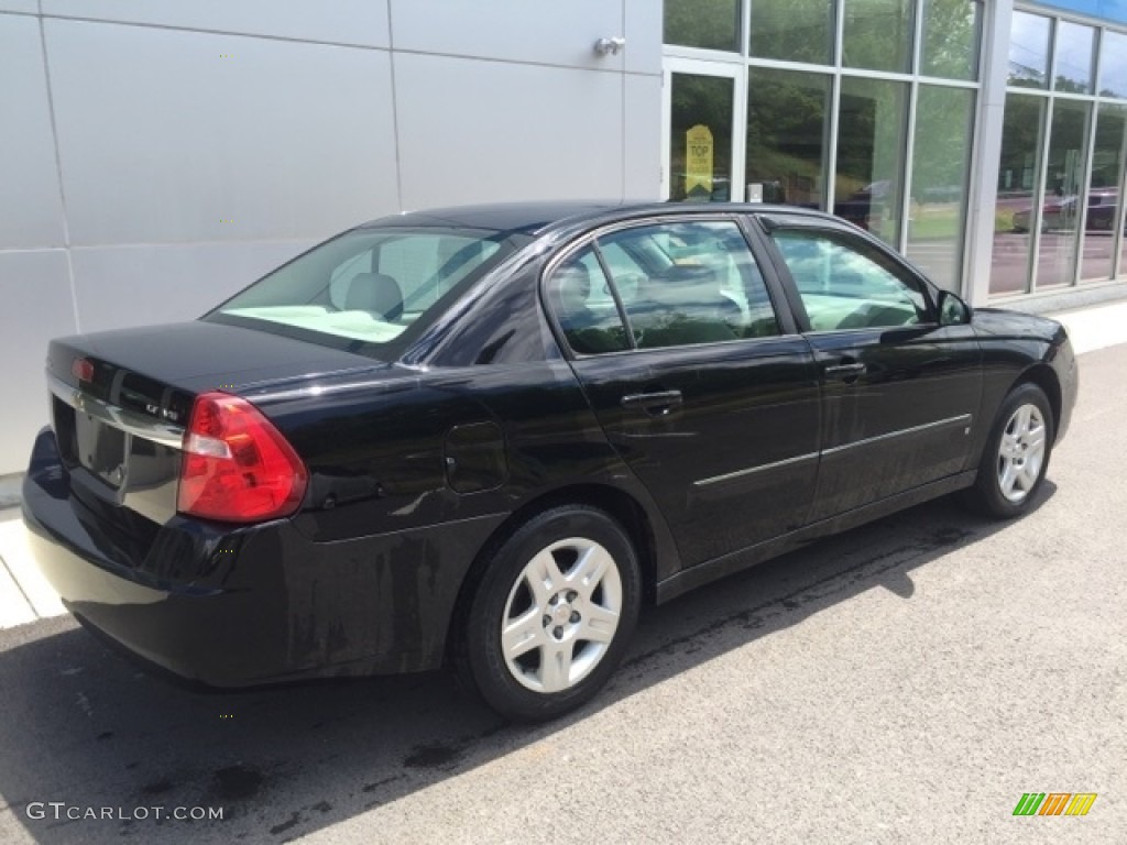 2006 Malibu LT V6 Sedan - Black / Titanium Gray photo #7