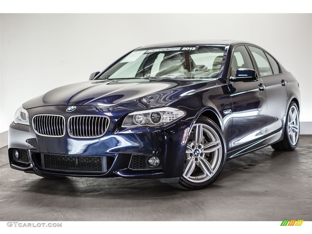 2013 5 Series 535i Sedan - Imperial Blue Metallic / Oyster/Black photo #12