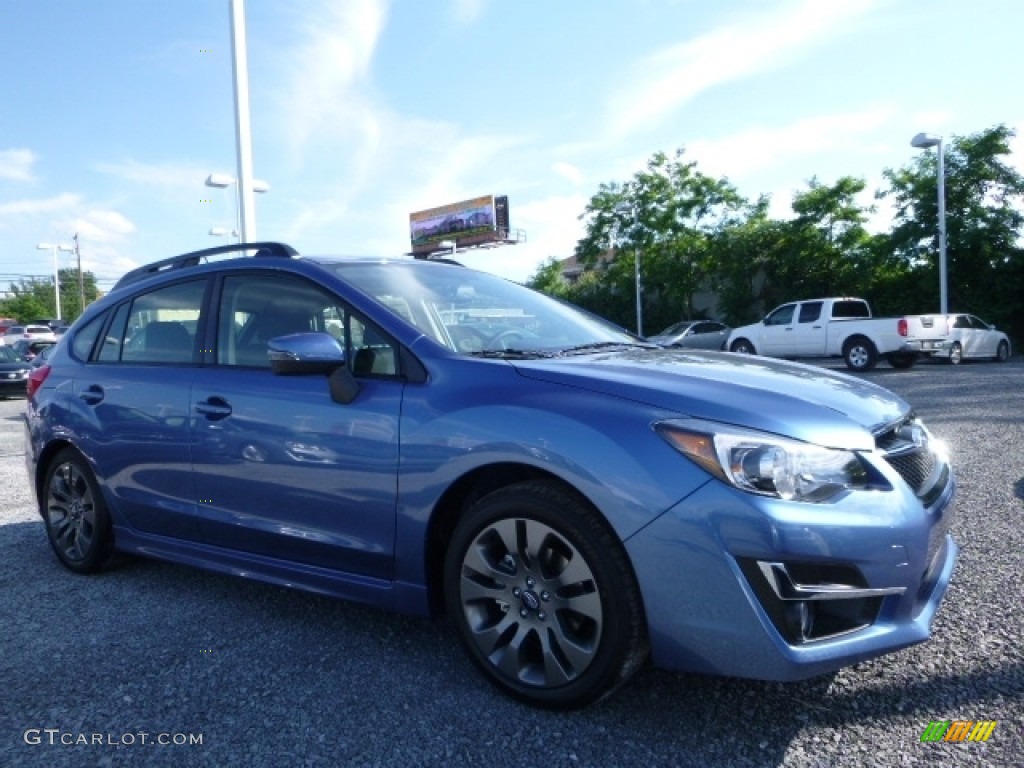 Quartz Blue Pearl Subaru Impreza