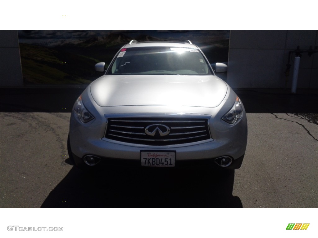 2015 QX70 AWD - Liquid Platinum / Graphite photo #2