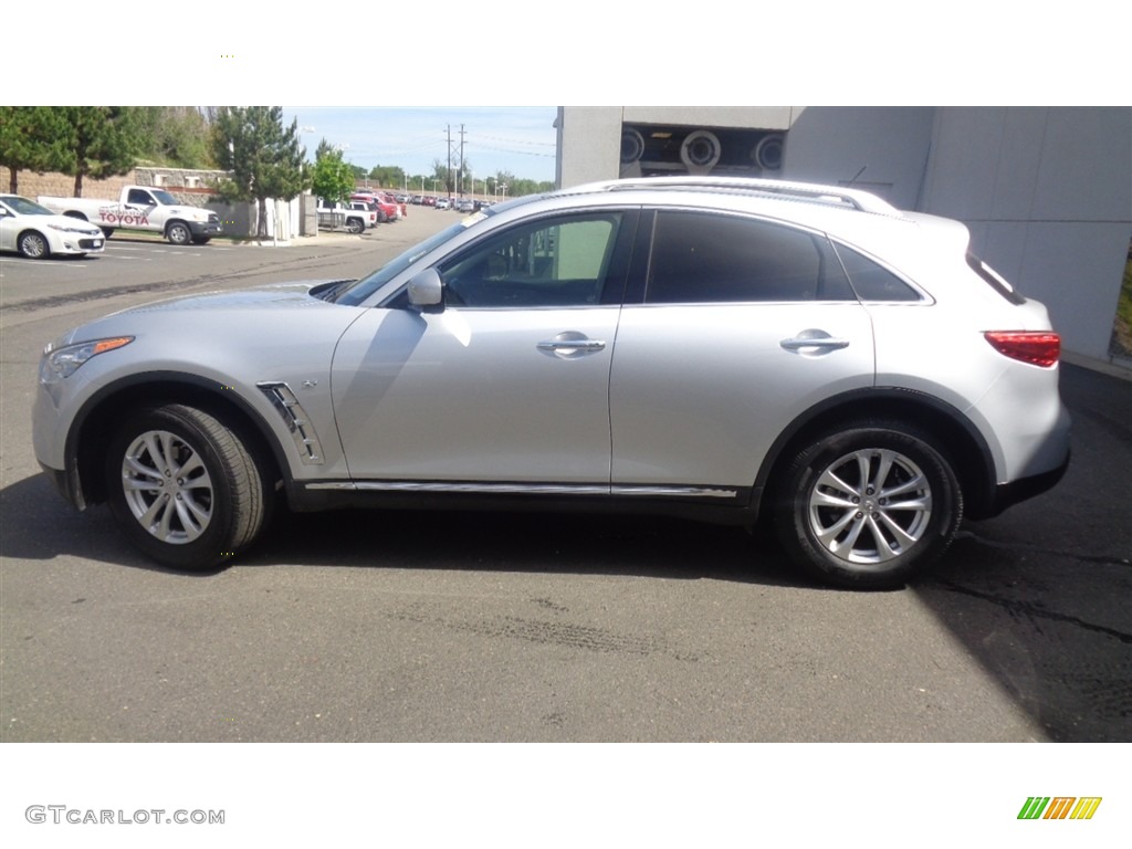 2015 QX70 AWD - Liquid Platinum / Graphite photo #4