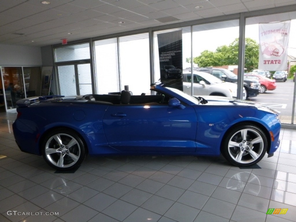2016 Camaro SS Convertible - Hyper Blue Metallic / Medium Ash Gray photo #7