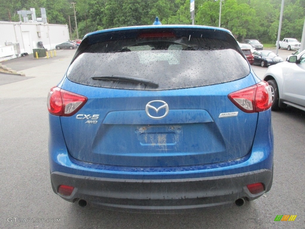 2014 CX-5 Grand Touring AWD - Sky Blue Mica / Black photo #3