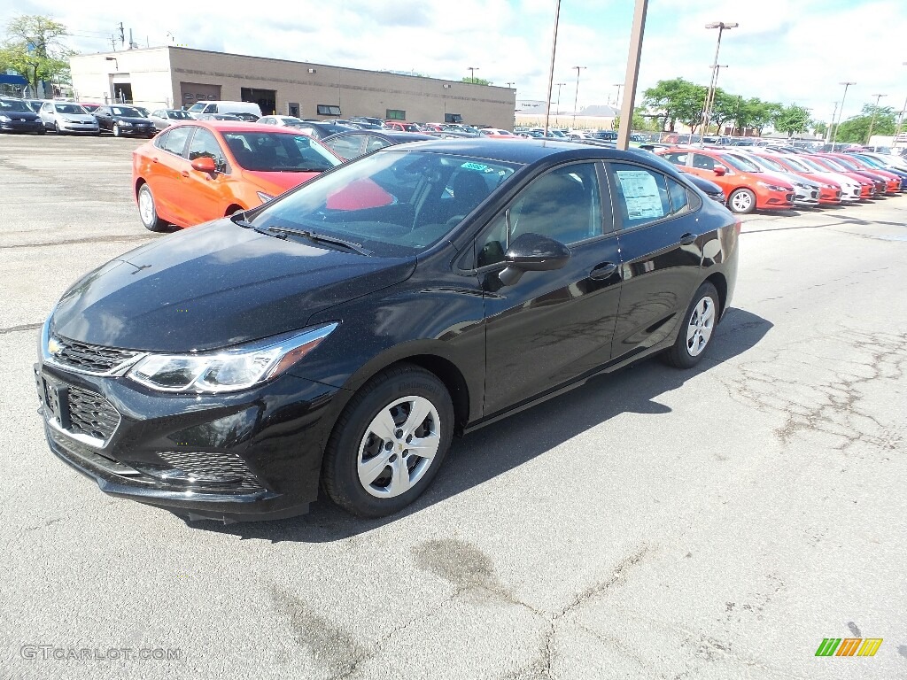 2016 Cruze LS Sedan - Mosaic Black Metallic / Jet Black photo #1