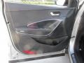 2017 Hyundai Santa Fe Sport Black Interior Door Panel Photo